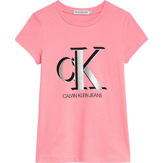 CALVIN KLEIN UNDERWEAR Contrast Monogram Slim short sleeve T-shirt