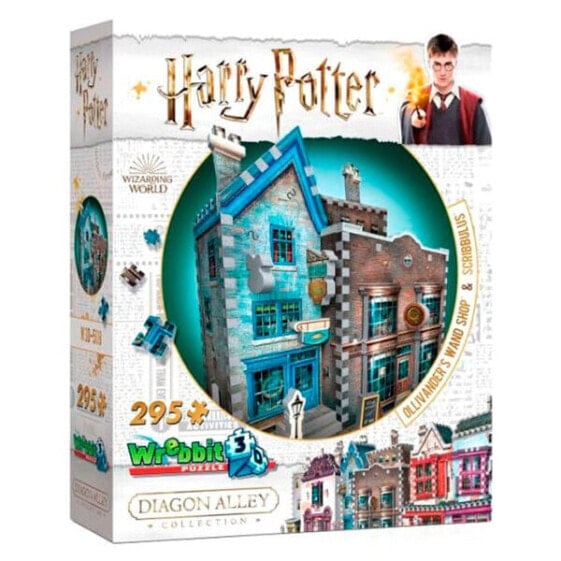 Пазл 3D WREBBIT Harry Potter Ollivanders Wand Shop&Scribbulus из коллекции Diagon Alley