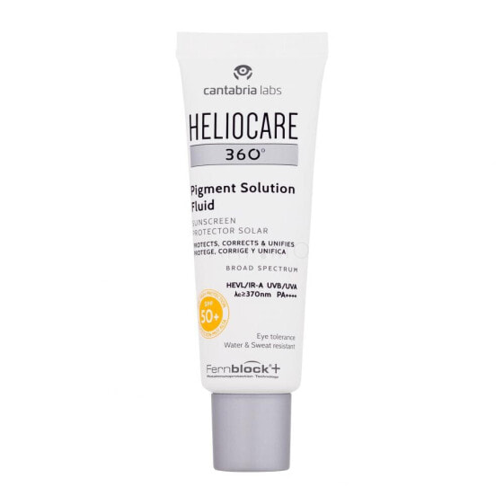 Heliocare 360° Pigment Solution Fluid SPF50+ 50 ml sonnenschutz fürs gesicht wasserfest unisex