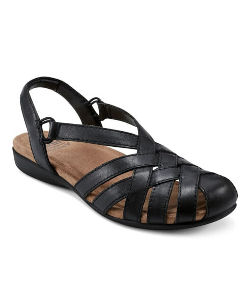 Women's Berri Woven Casual Round Toe Slingback Sandals