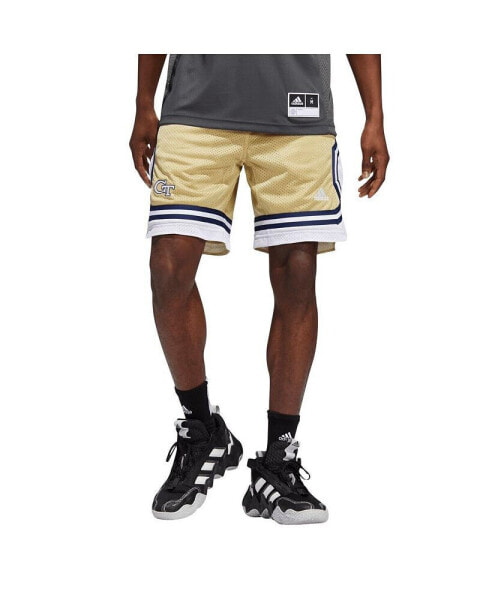 Шорты баскетбольные adidas мужские Georgia Tech Yellow Jackets Swingman AEROREADY Gold