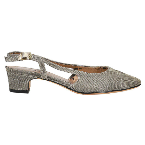 VANELi Aliz Metallic Slingback Pumps Womens Grey Dress Casual ALIZ250511