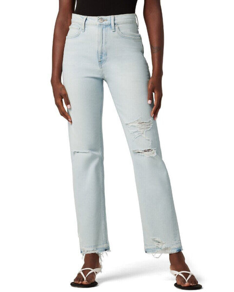 Hudson Jeans Jade High-Rise Straight Loose Fit Aries Jean Women's