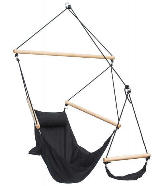 Amazonas AZ-2030580 - Hanging hammock swing - Without stand - Indoor/outdoor - Black - Polyester - 120 kg