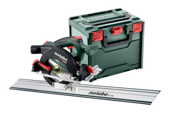 Metabo Akku-Handkreissäge KS 18 LTX 57 BL mit Führungsschiene FS 160 in metaBOX 340