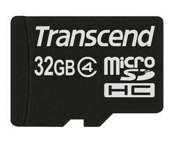Transcend microSDHC 32GB - 32 GB - MicroSDHC - Black