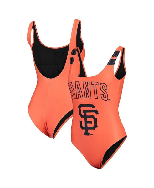 Women's Orange San Francisco Giants One-Piece Bathing Suit