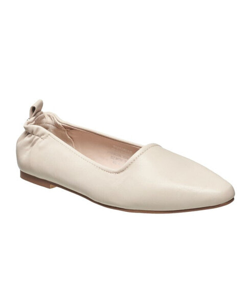 Women's Emee Rouched Back Ballet Flats