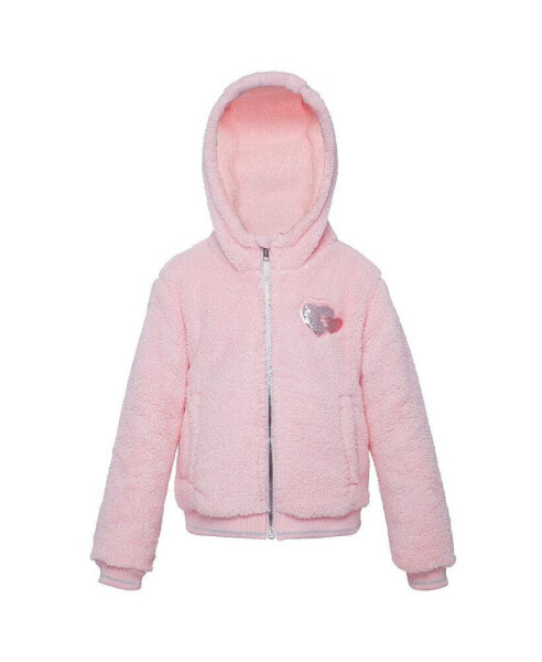 Little and Big Girl's Sherpa Fleece Lined Jacket