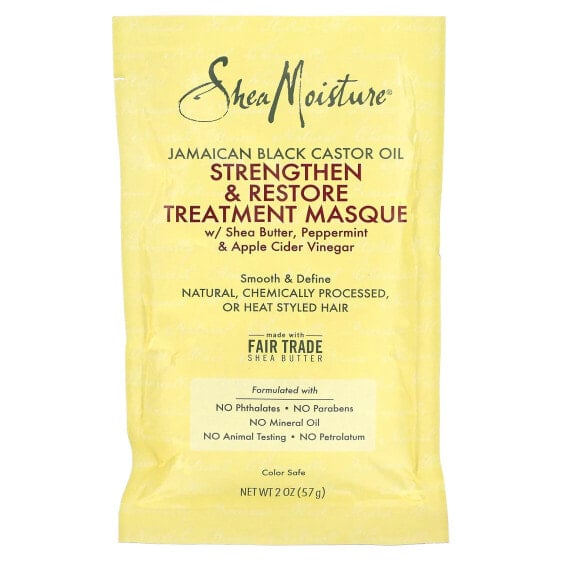 Укрепляющая маска для волос SheaMoisture Jamaican Black Castor Oil, 2 унции (57 г)