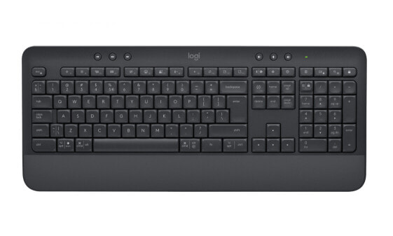 Logitech SIGNATURE K650 - Full-size (100%) - Bluetooth - Membrane - QWERTY - Graphite