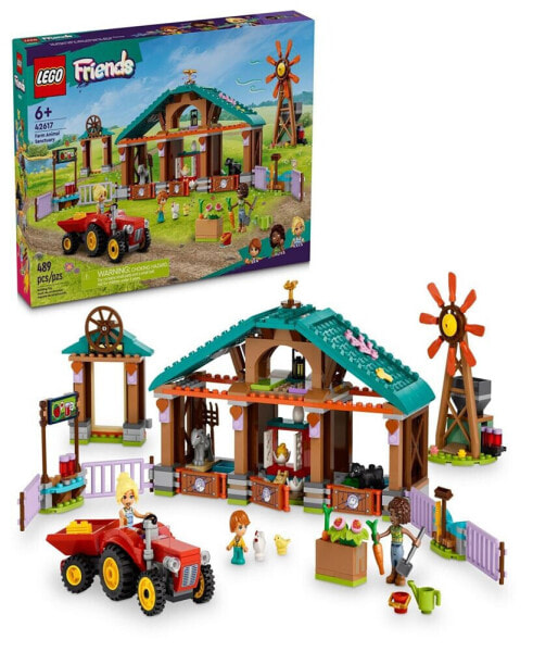 Friends Farm Animal Sanctuary and Tractor Toy 42617, 489 Pieces