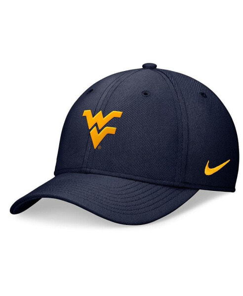 Men's Navy West Virginia Mountaineers 2024 On-Field Swoosh Flex Hat