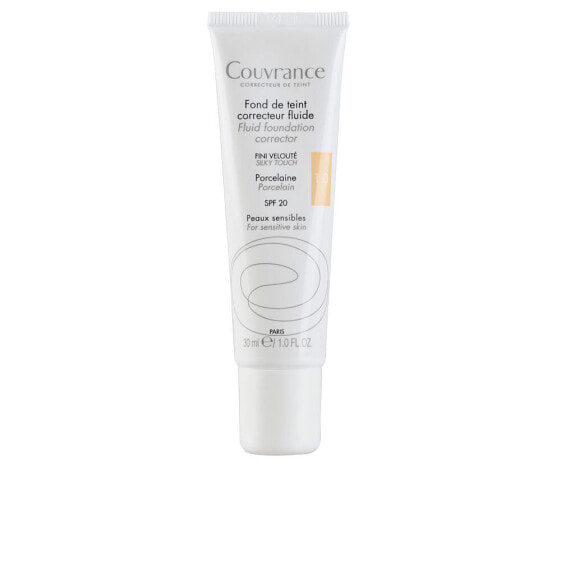 COUVRANCE fluid makeup base for sensitive skin #sand 30 ml