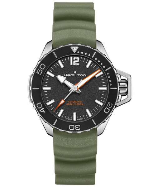 Часы Hamilton Khaki Navy Frogman Green 41mm