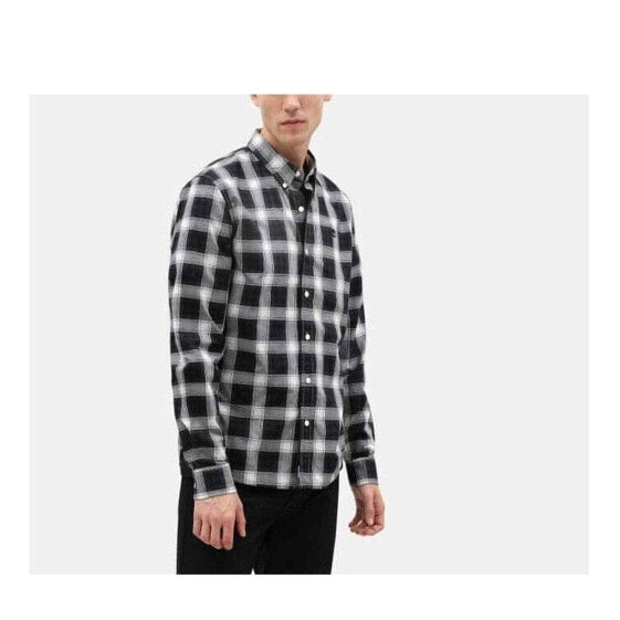 Timberland LS E-R Pop Tartan SHIRTS BLACK YD slim fit size Small