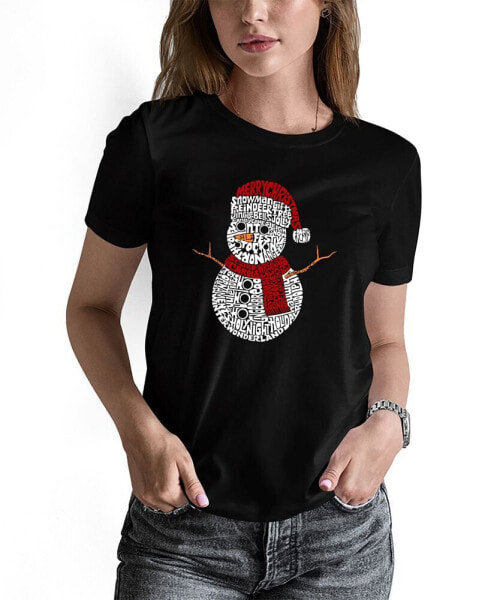 Футболка LA Pop Art Christmas Snowman