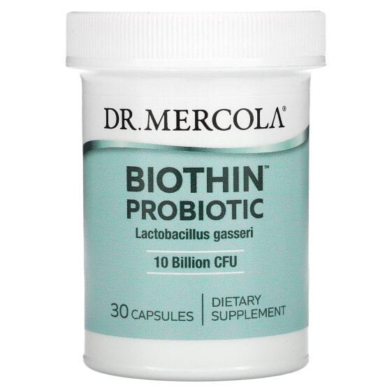Пробиотик Biothin, Lactobacillus Gasseri, 10 млрд КОЕ, 30 капсул Dr. Mercola