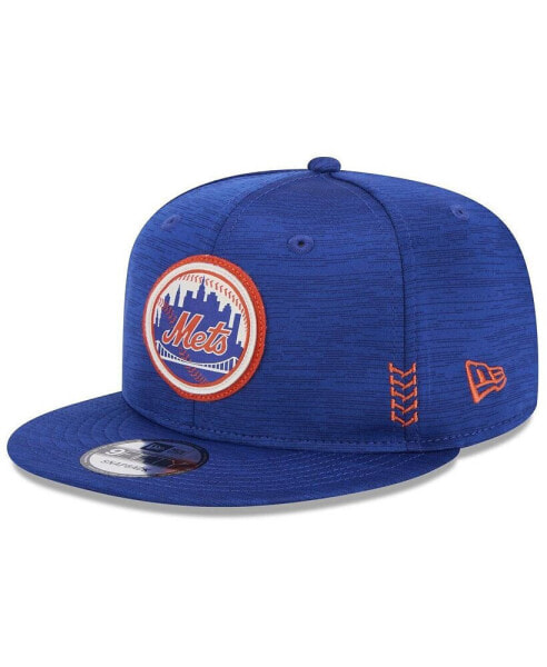 Бейсболка с наплечником New Era для мужчин New York Mets 2024 Clubhouse 9FIFTY Snapback