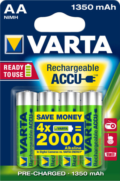 Аккумулятор Baterii VARTA Ready2Use HR06 1350 mAh