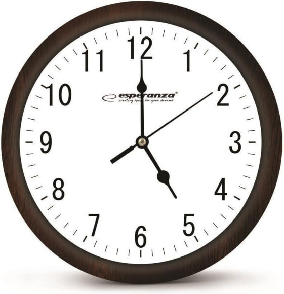 Часы настенные белые Esperanza Los Angeles (EHC015W)