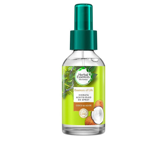Herbal Botanicals Essentials Of Life Hair Spray Увлажняющий спрей для волос с алоэ и кокосовым маслом  100 мл