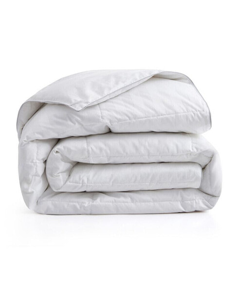 Medium Weight Extra Soft Feather Comforter with Duvet Tabs, King