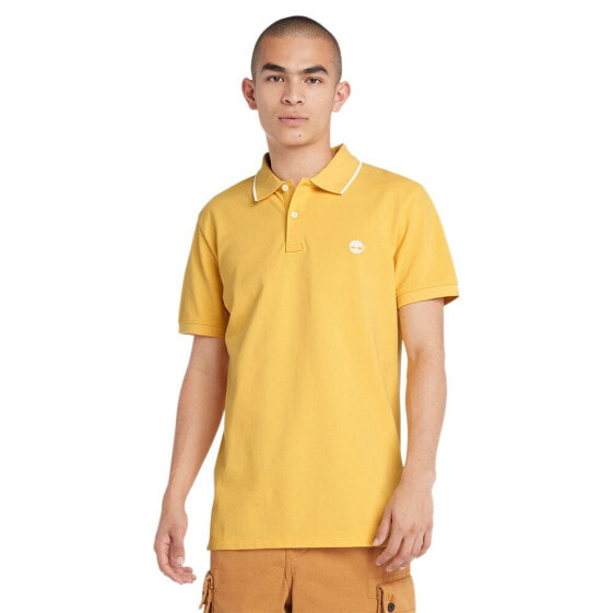 TIMBERLAND Millers River Printed Neck short sleeve polo