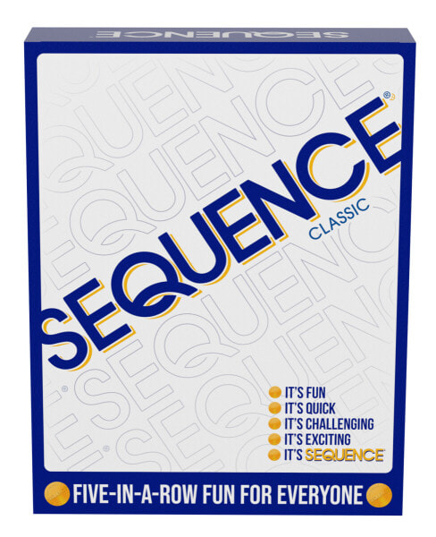 Jax SEQUENCE Game - Original SEQUENCE Game with Folding Board, Cards and Chips