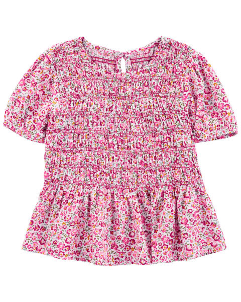 Toddler Floral Peplum Top 2T