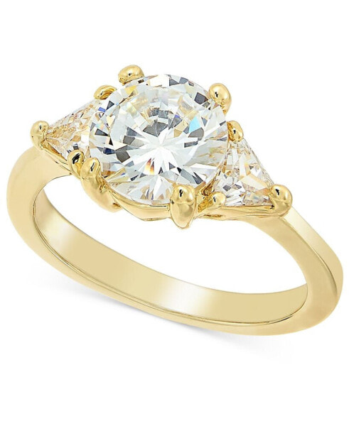 Gold-Tone Cubic Zirconia Accent Ring, Created for Macy's