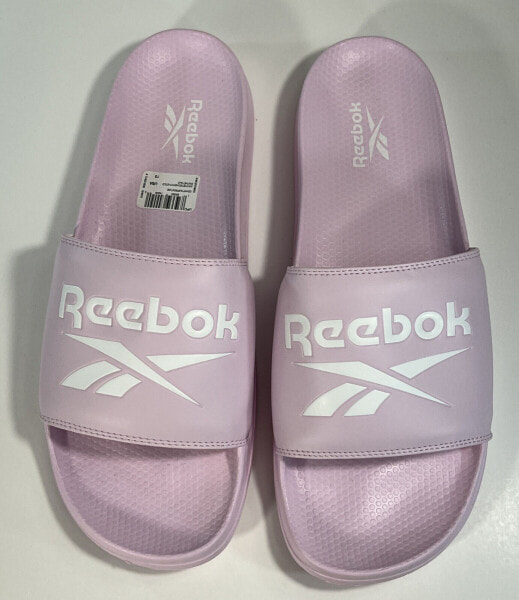 Reebok Classic Slide Mens 13 Pink White Athletic-inspired Comfort Sandals