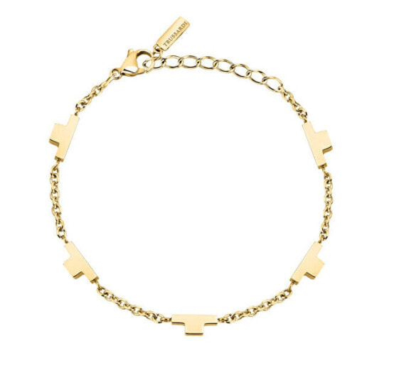 Fashion gold plated bracelet for women T-Logo TJAXC65