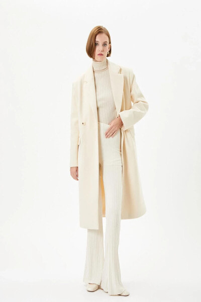 Пальто Koton Ekru Coat