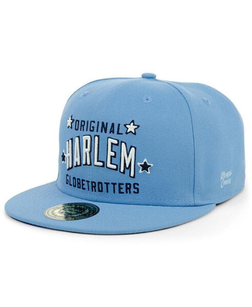 Men's Light Blue Harlem Globetrotters Fitted Hat