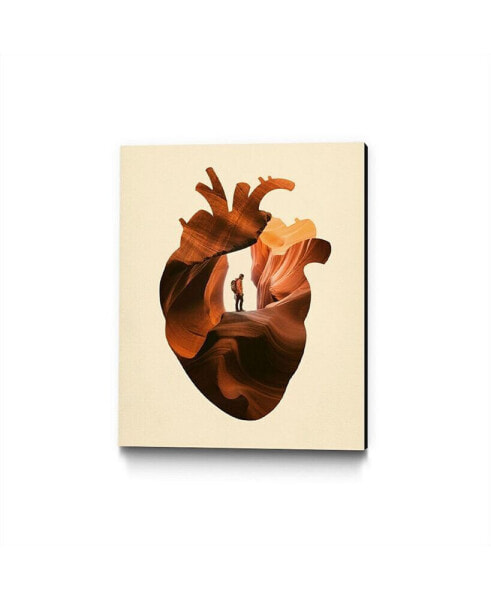 Enkel Dika Heart Explorer Museum Mounted Canvas 24" x 32"