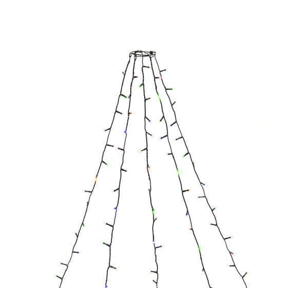 Konstsmide Christmas tree lightset LED - Garland - Polyvinyl chloride (PVC) - Green - 6 cm - Multi - 1.8 m