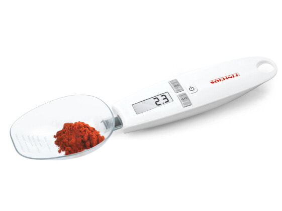 Soehnle Cooking Star - 500 g - 0.1 g - White - LCD - g - Battery