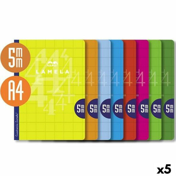 ноутбук Lamela Разноцветный A4 (5 штук)