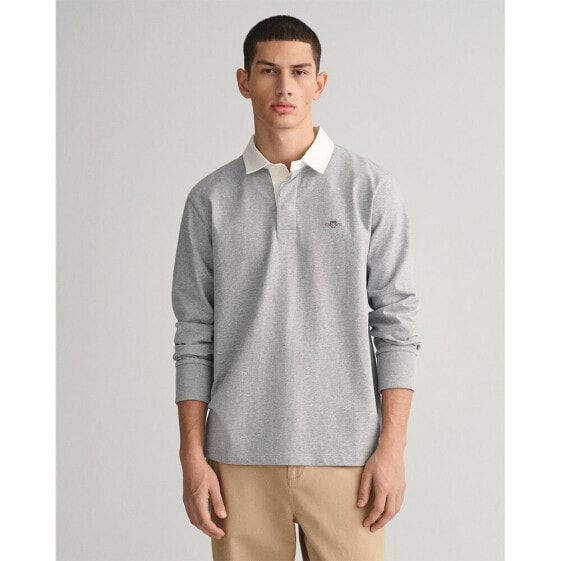 GANT Reg Shield Heavy Rugger long sleeve polo