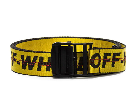 OFF-WHITE FW19 工装风 logo 腰带 黄色 宽3.5cm 礼物 / Ремень OFF-WHITE FW19 Logo 3.5cm OMRB012E196470026000