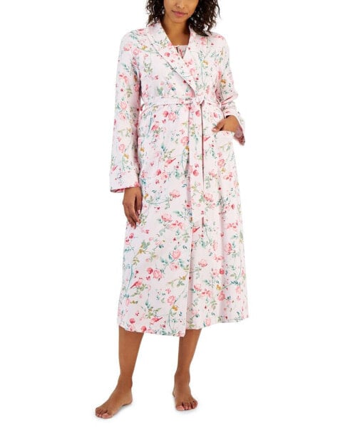 Пижама Charter Club женская из хлопка с принтом и рукавами фонариками, создана для Macy's