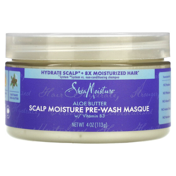 Scalp Moisture Pre-Wash Masque, Aloe Butter, 4 oz (113 g)