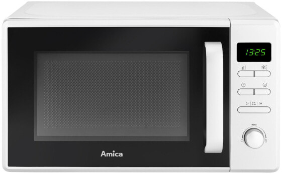 Amica AMMF20E1W - Countertop - Solo microwave - 20 L - 700 W - Buttons - Rotary - White
