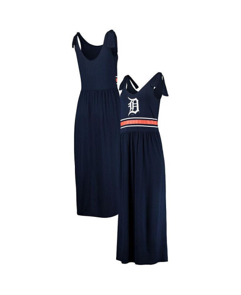 Women's Navy Detroit Tigers Game Over Maxi Dress