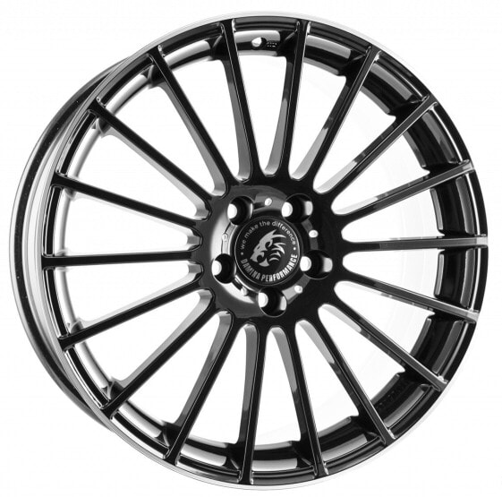 Damina Performance DM07 black lip polished 8x18 ET45 - LK5/112 ML66.6