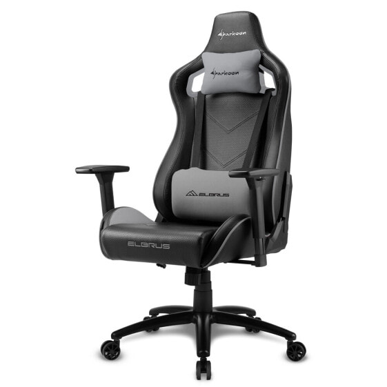 Sharkoon Elbrus 2 - Universal gaming chair - 150 kg - Padded seat - Padded backrest - 190 kg - Black