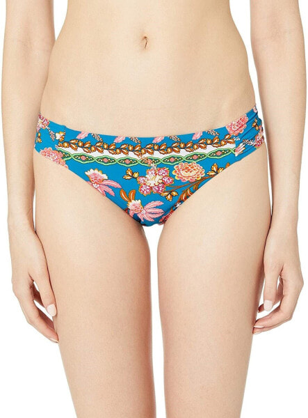 Nanette Lepore Women's 240855 Siren Shirred Side Bikini Bottom Swimwear Size 6