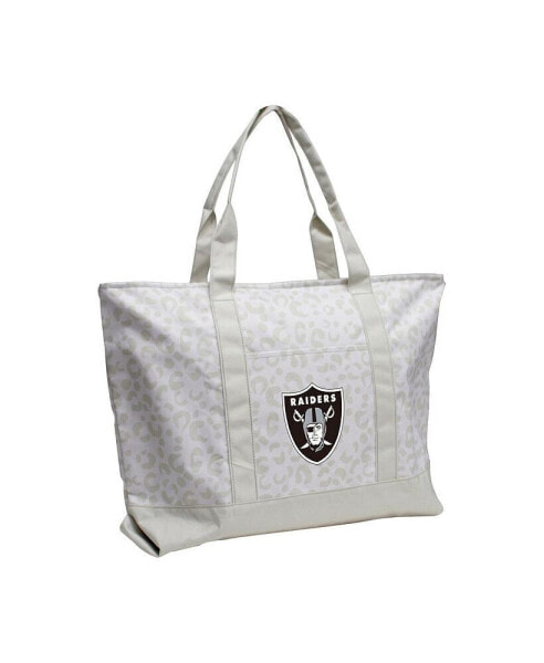 Women's Las Vegas Raiders Leopard Pattern Tote