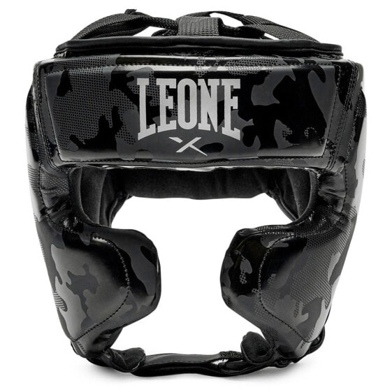 Шлем защитный Leone1947 Camoblack Head Gear With Cheek Protector